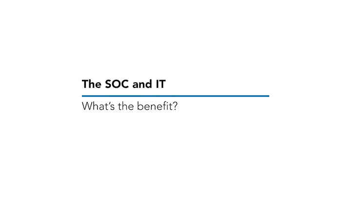 The SOC and IT